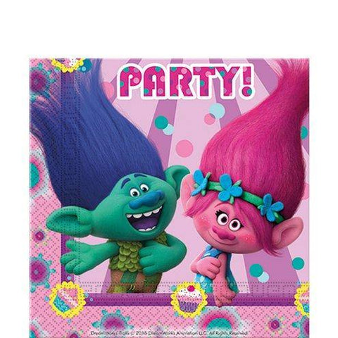 Trolls servietter-Partydeluxe