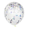 Iridescent konfetti ballon-Partydeluxe