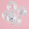 Iridescent konfetti ballon-Partydeluxe