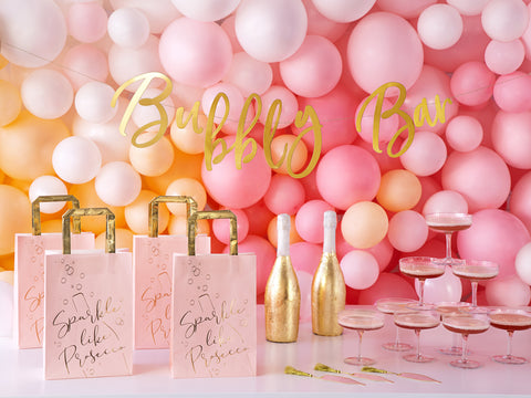 Bubbly Bar banner - Guld