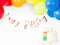 Happy Birthday banner - Rose Gold
