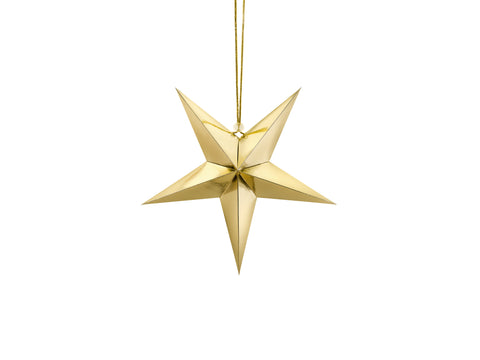 Guld stjerne 30 cm