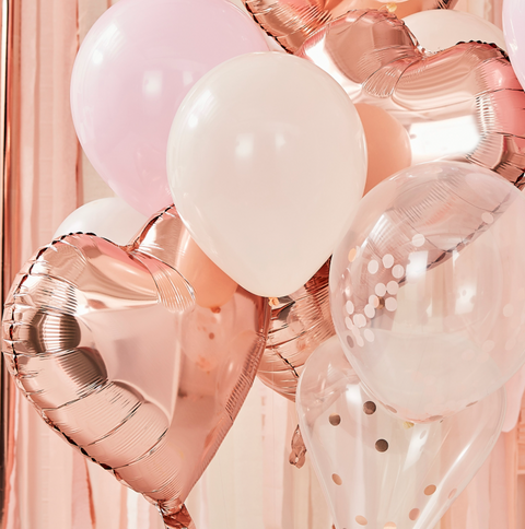 Ballon mix - Rose gold