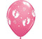 Latex balloner lyserød-Partydeluxe