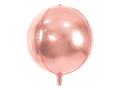 Folie ballon rosa guld-Partydeluxe