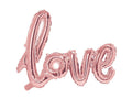 Love rosa guld ballon-Partydeluxe