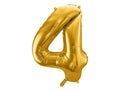 tal ballon guld 86 cm-Partydeluxe