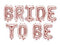 Bride to Be folieballon-Partydeluxe