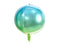 Folie ballon, blå & grøn-Partydeluxe