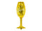 Champagneglas folieballon-Partydeluxe