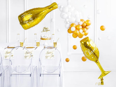 Champagneglas folieballon-Partydeluxe