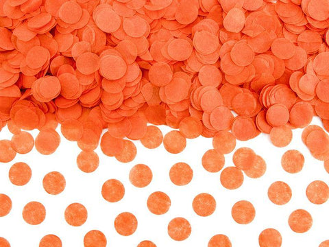 Papir konfetti orange-Partydeluxe