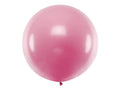 Kæmpe ballon- Metallic lyserød-Partydeluxe