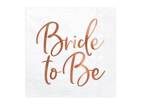 Bride to Be Servietter-Partydeluxe