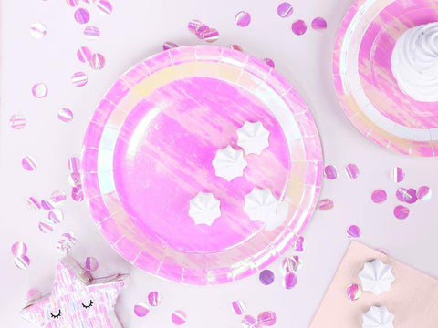 Tallerkener - iridescent-Partydeluxe
