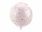 Rund lyserød Folieballon-Partydeluxe