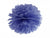 navy blå pompom 35 cm-Partydeluxe