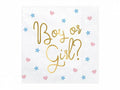 Boy or Girl? Servietter-Partydeluxe