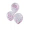 Lyserød konfetti ballon-Partydeluxe
