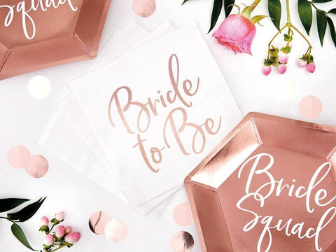 Bride to Be Servietter-Partydeluxe