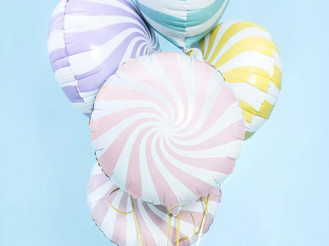 lyserød candy ballon-Partydeluxe