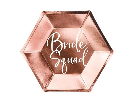 Bride Squad Tallerkener-Partydeluxe